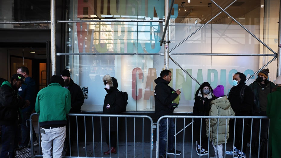 Legal weed shop in NYC