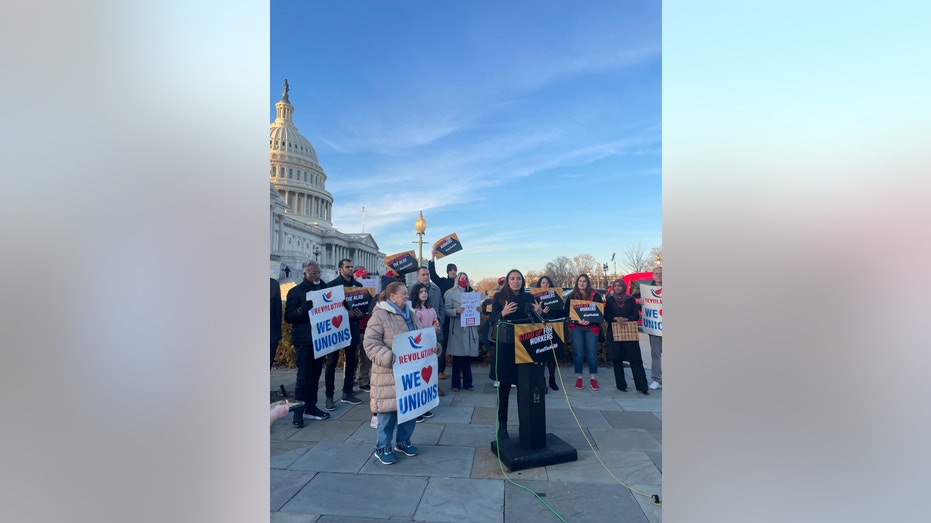 Rep. Alexandria Ocasio-Cortez on Capitol Hill in Washington, D.C.