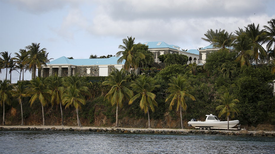 Jeffrey Epstein's Caribbean island is seen in 2019