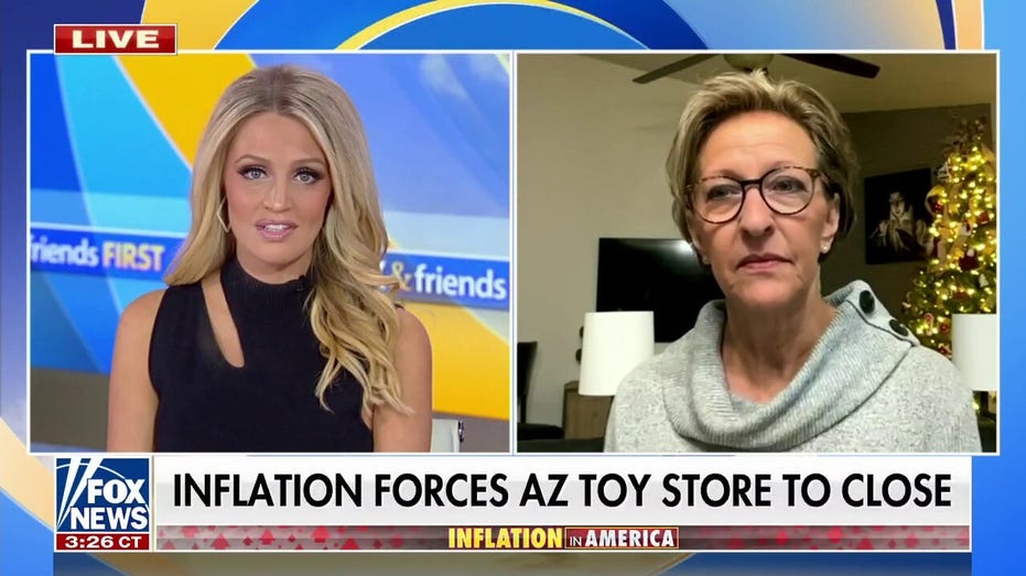 Kidstop Toys & Books Owner Kate Tanner interview with "Fox & Friends First" on Wednesday, Dec. 21, 2022.