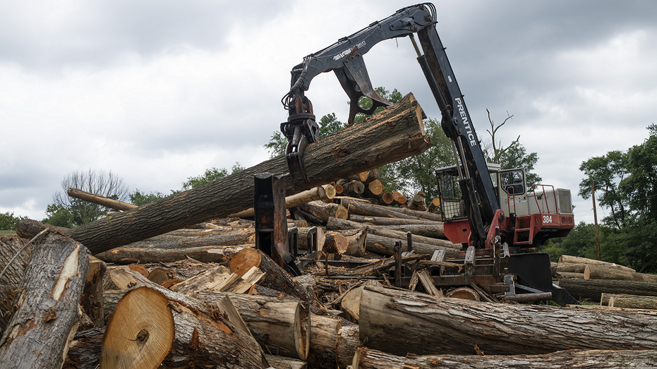 Logging industry machinery