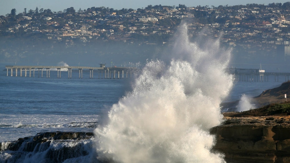 The San Diego coast