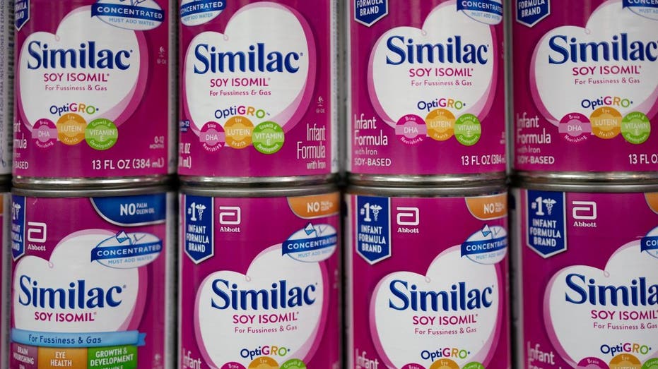 Baby Formula on shelves