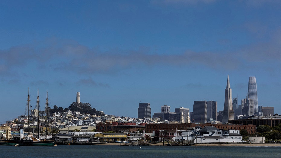 San Francisco's skyline is seen in California