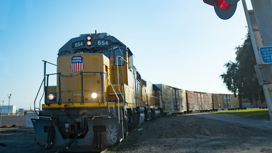 Union Pacific cargo train