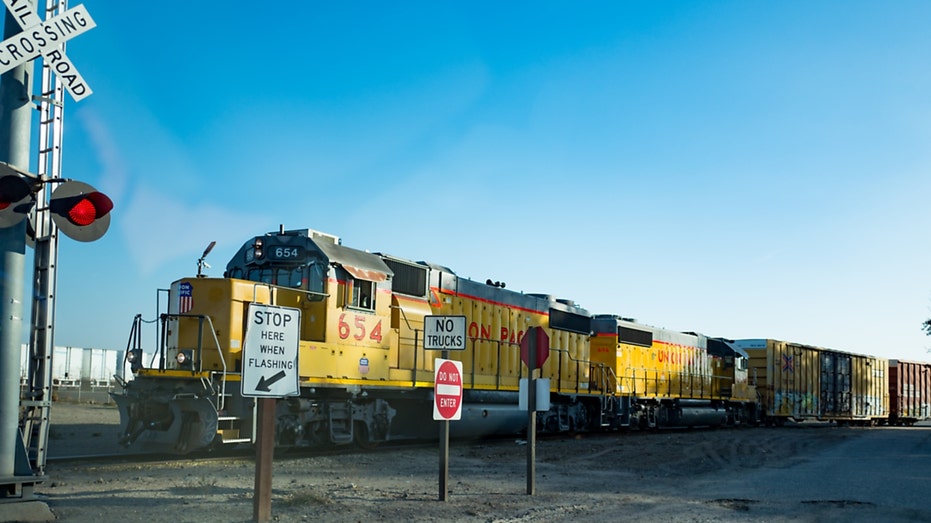 A Union Pacific train