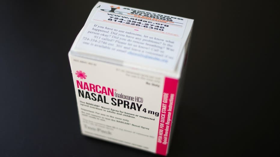 A Box of Narcan Nasal Spray