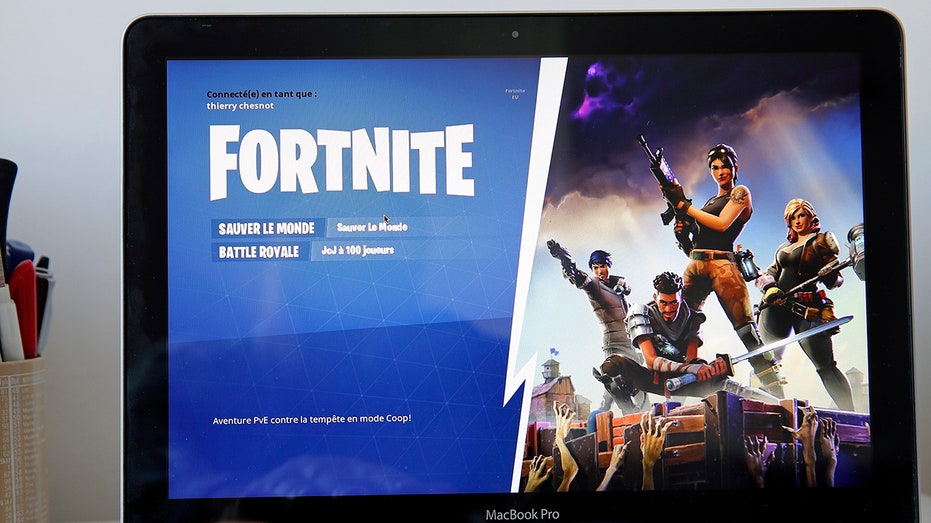 Fortnite on a desktop