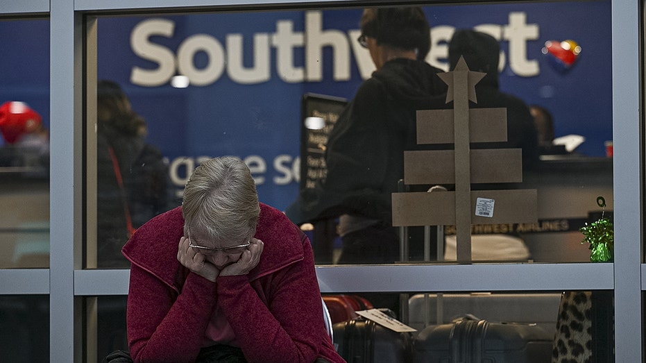 Southwest passenger waiting