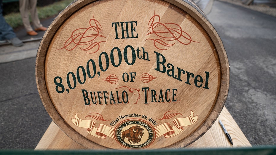 Buffalo Trace milestone barrel
