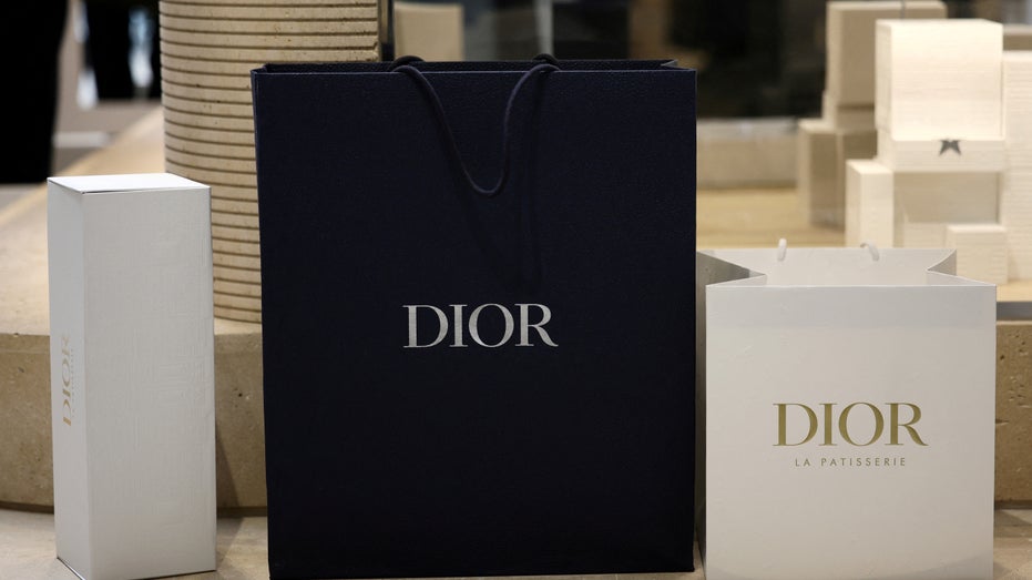 Dior products on table