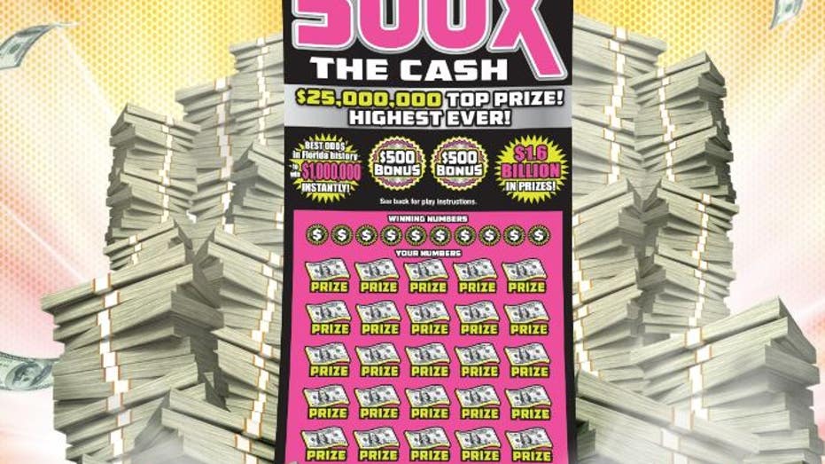 500X The Cash lottery ticket