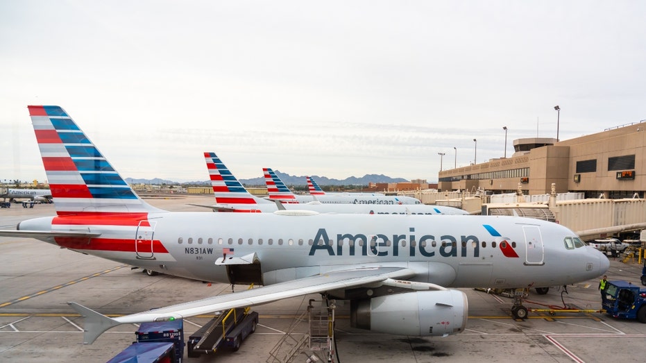 American Airlines aircrafts at Phoenix Sky Harbor International Airport