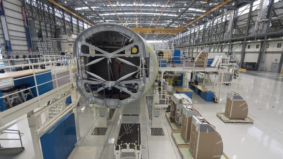 A321 Fuselage on assembly line