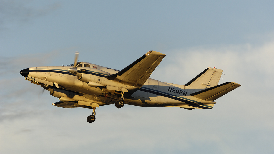 Ameriflight Beech 99 aircraft takes off