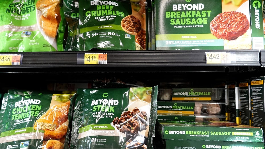 Beyond Steak seen in a fridge