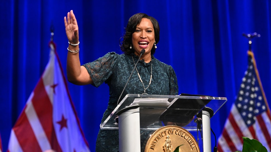 Washington, D.C., Mayor Muriel Bowser speaking