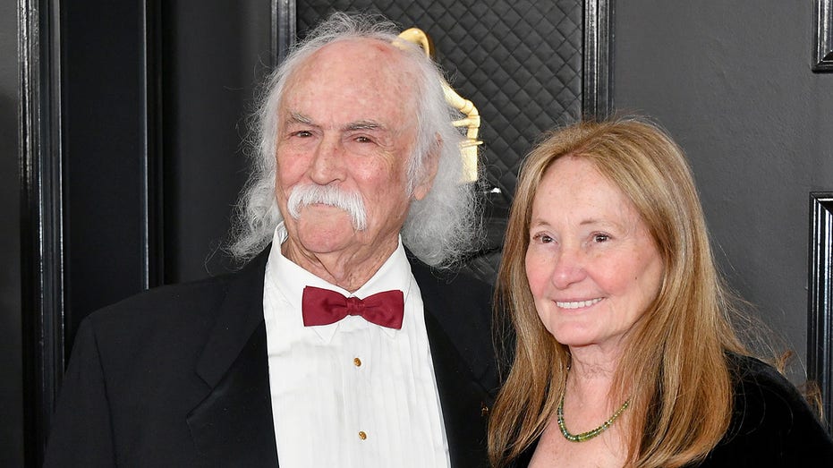 David Crosby with his wife Jan Dance