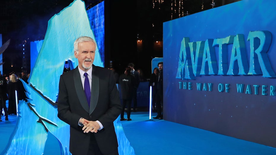 James Cameron at the world premiere of 