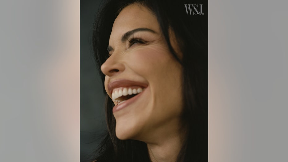 Lauren Sanchez laughing