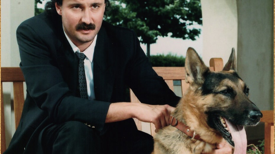 A young Maurizio Mian with Gunther