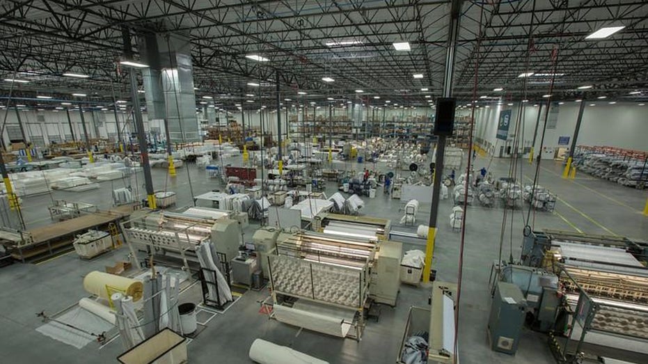 Serta Simmons factory in Houston, Tex.