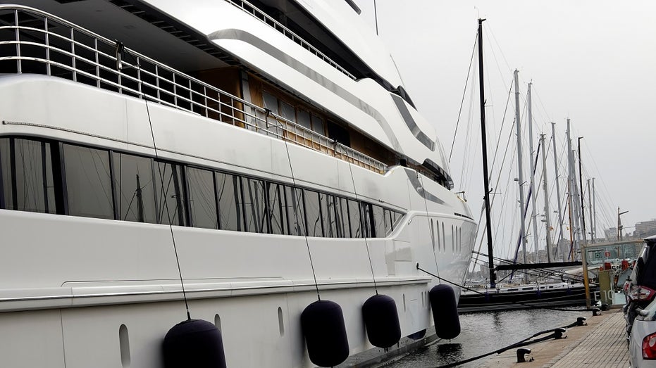 The yacht of the Russian oligarch