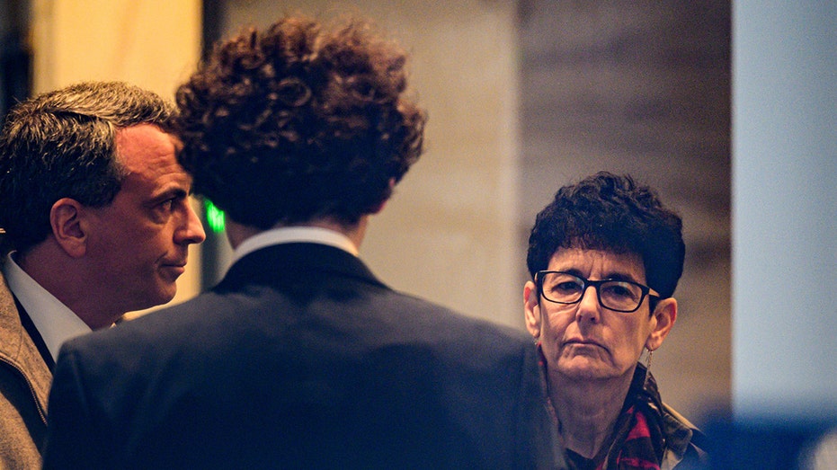 Barbara Fried in court with son Sam Bankman-Fried