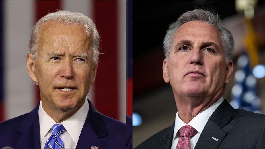 Split of Biden and McCarthy