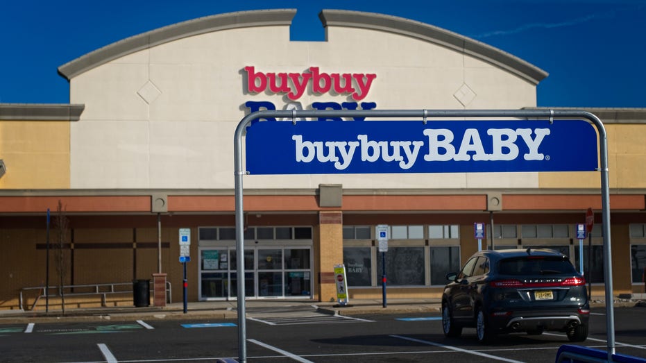 Buy BuyBaby store exterior with cart return rack