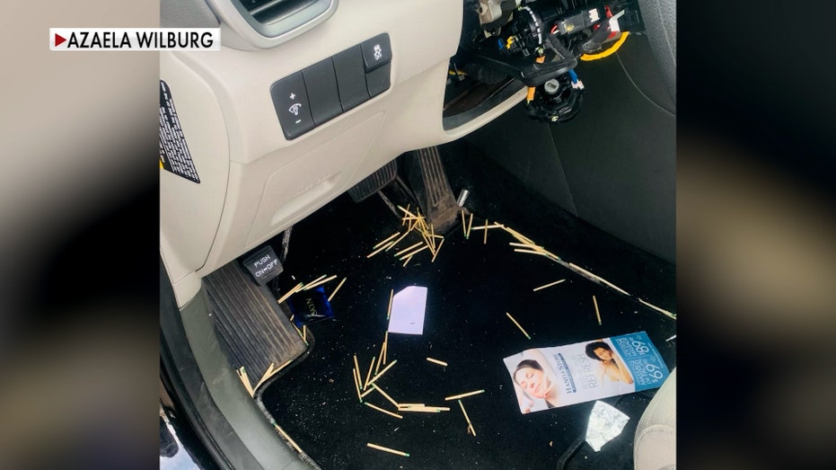 Trash, condoms left behind in stolen Kia