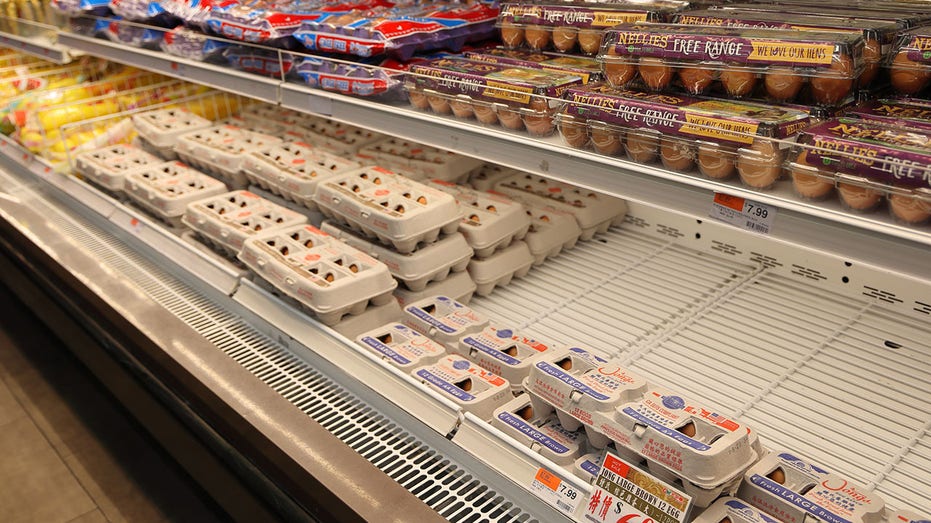 Eggs in the dairy aisle