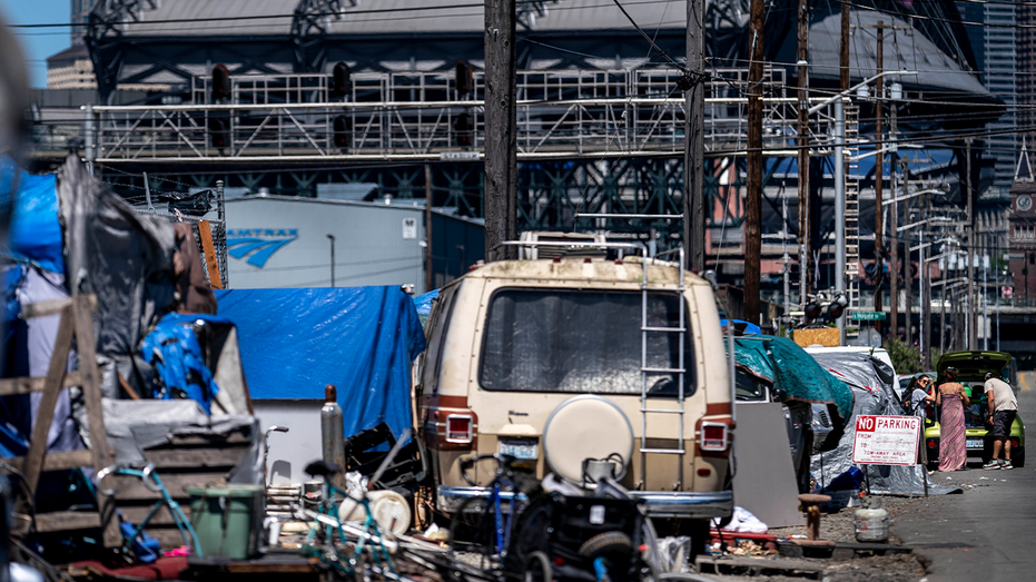 Seattle homeless encampment