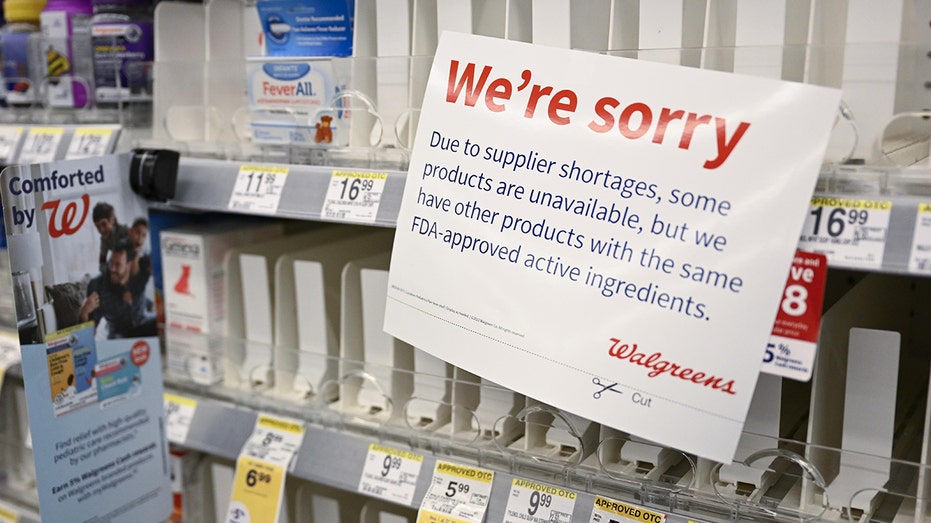 walgreens tylenol shortage