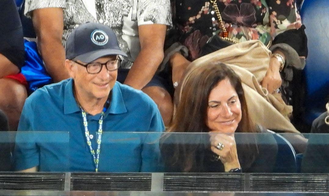 Bill Gates seen with rumored new girlfriend Paula Hurd at Australian Open