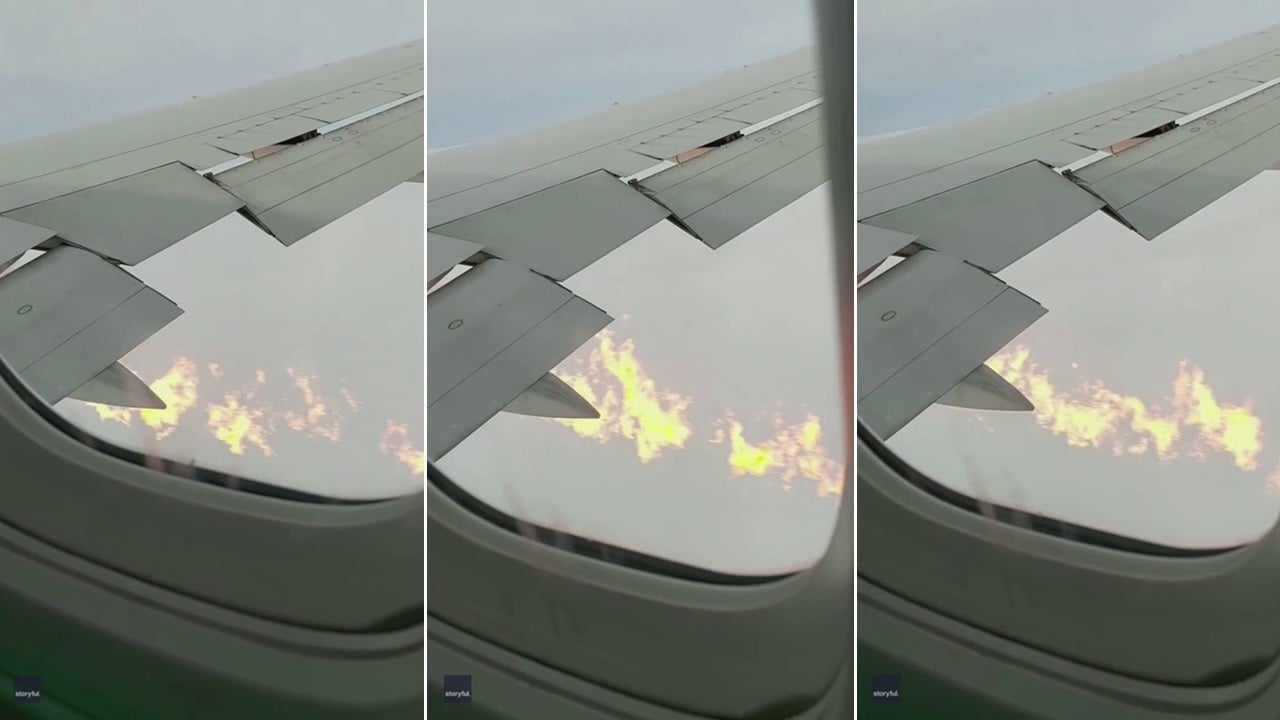 Delta Air Lines Flight Makes Emergency Landing After Flames Shoot Out ...