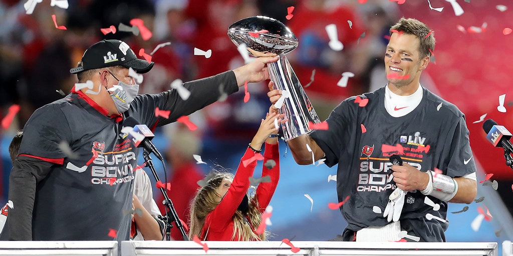 Tom Brady 7 Super Bowl Rings+7 MVP Trophy New England Tampa Bay