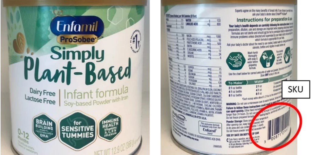 Reckitt recalls 145K cans of baby formula due to possible contamination - Vimarsana News