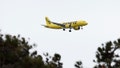 A Spirit Airlines plane lands at Oakland International Airport on July 28, 2022 in Oakland, California. - Fox News