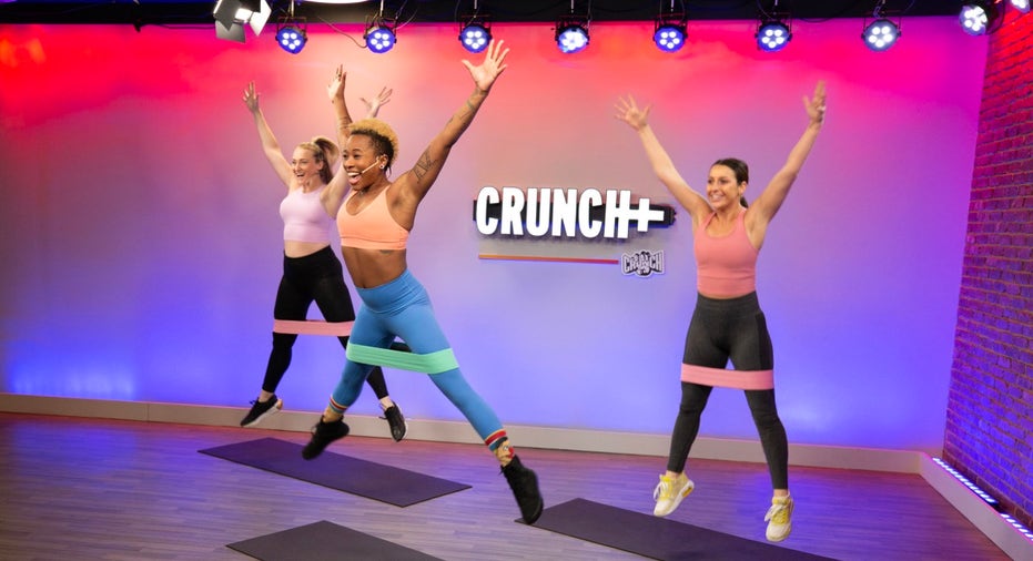 Crunch Fitness online platform workouts