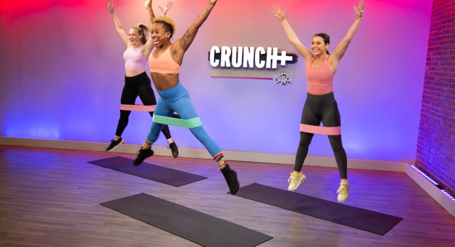 Crunch Fitness online platform workouts