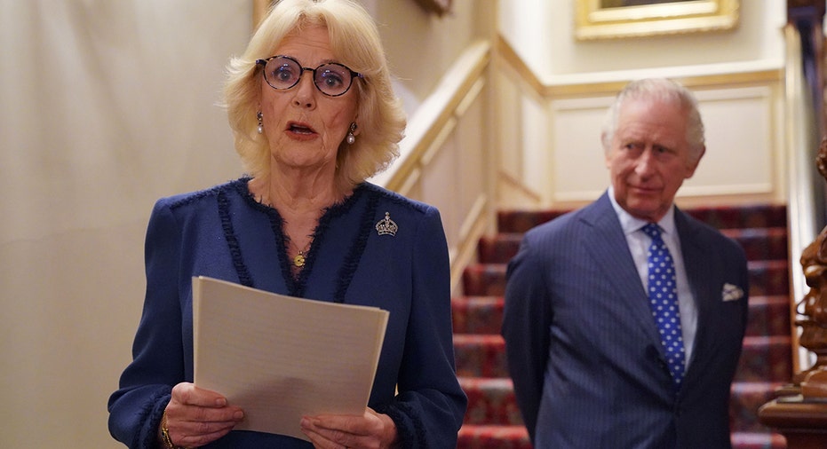 King Charles and Camilla speak