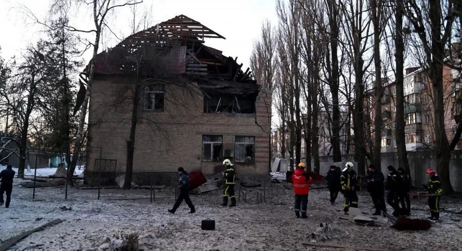 Aftermath Drone Strike in Ukraine