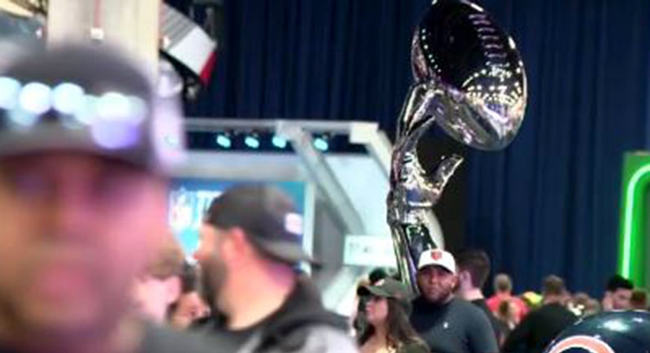 Fans attend PHX Super Bowl Experience