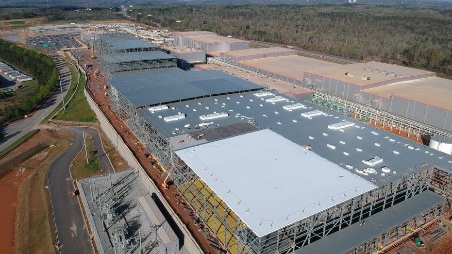 SK Battery America plant under construction