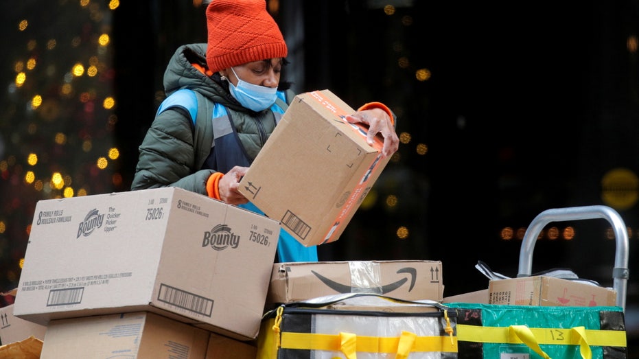 Amazon delivery worker