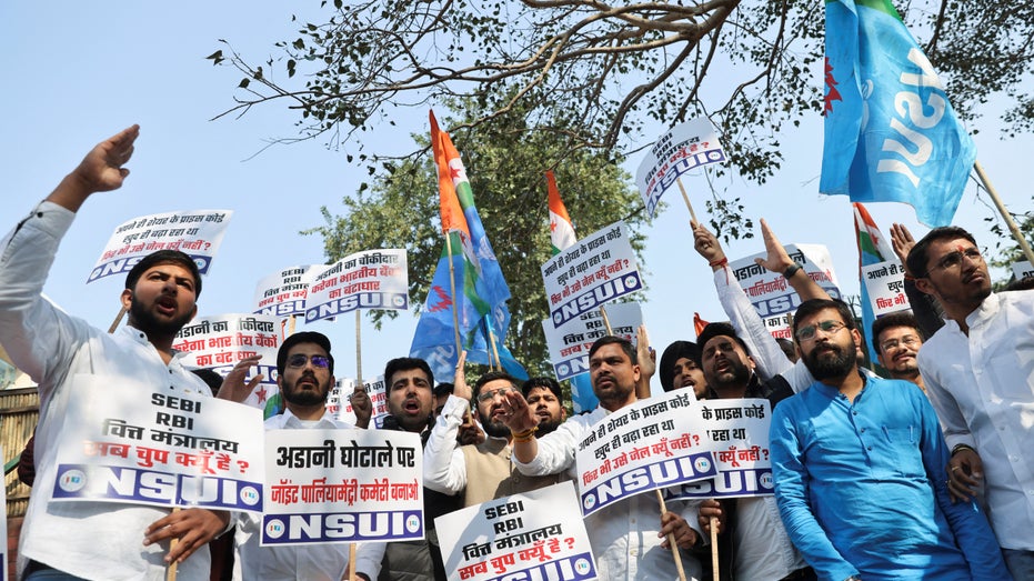 Student protest adani