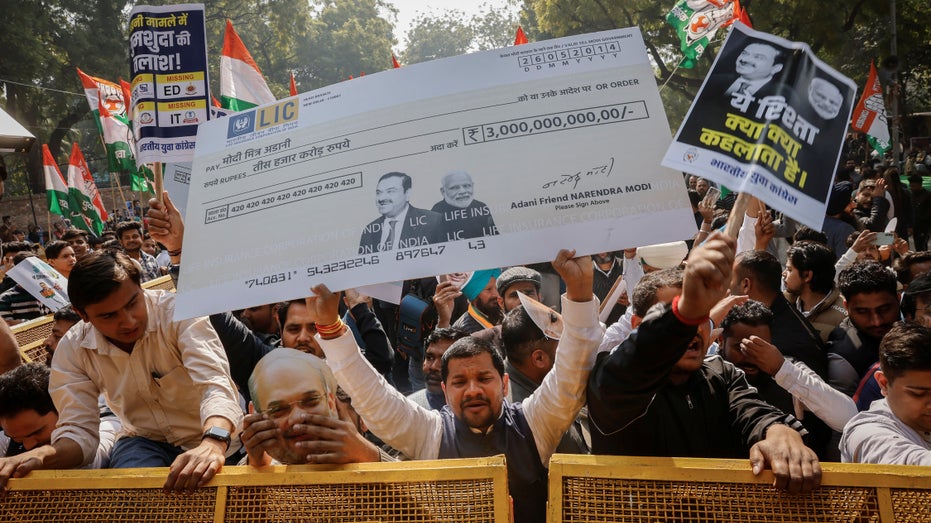 modi adani protests