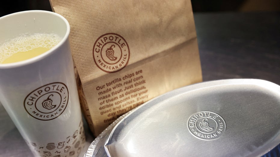 Meal is seen in a Chipotle outlet in this photo illustration in Manhattan, New York City