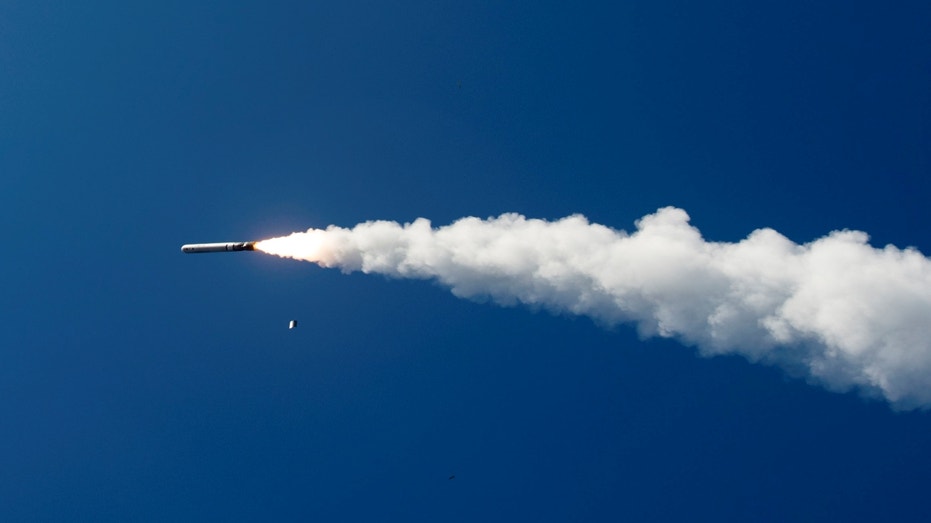 Tomahawk Missile In Flight